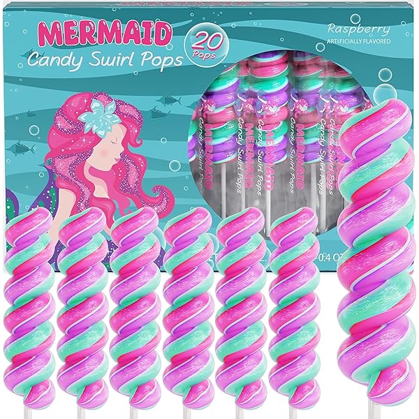 Amazon.com: Fun Express Mermaid Cotton Candy, 12 Packs