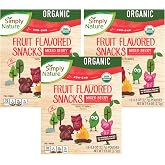 Simply Nature Organic Mixed Berry Fruit Snacks, 9.6 oz (Pack of 3)