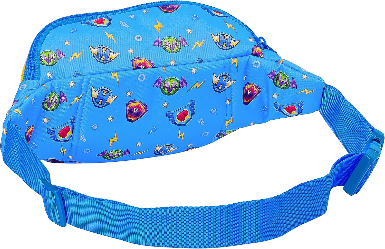 SAFTA Unisex-Children M446 Waist Bag with Outer Pocket, Blue/Multicoloured, 230x90x120 mm - Image 3