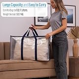 Venо 2 Pack Extra Large Moving Storage Bags with Zips 102 L Water-Resistant view 2