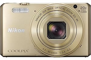 Nikon COOLPIX S7000 16.1 Digital Camera with 3.0-Inch TFT LCD, Gold