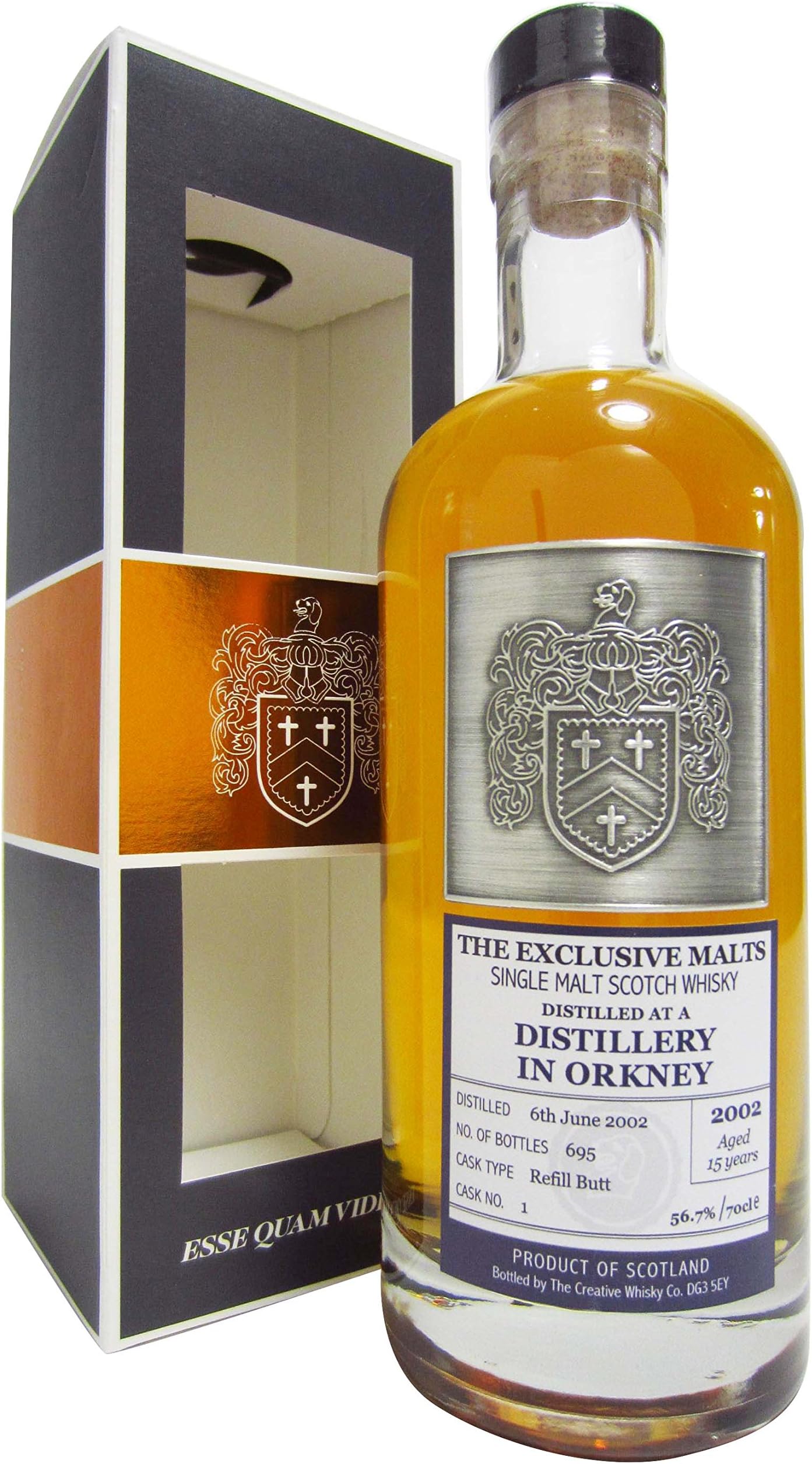 Highland ParkThe Exclusive Malts Single Cask #1-2002 15 year old Whisky