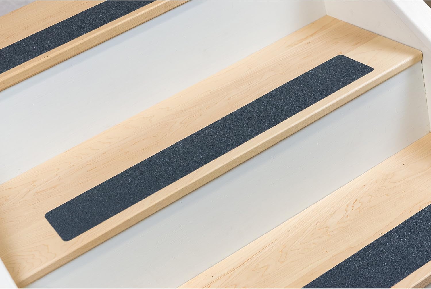 Steady Treads, Non-Slip Clear Rubberized, PVC-Free, Translucent Adhesive Stair Treads and Tape Roller - Image 3