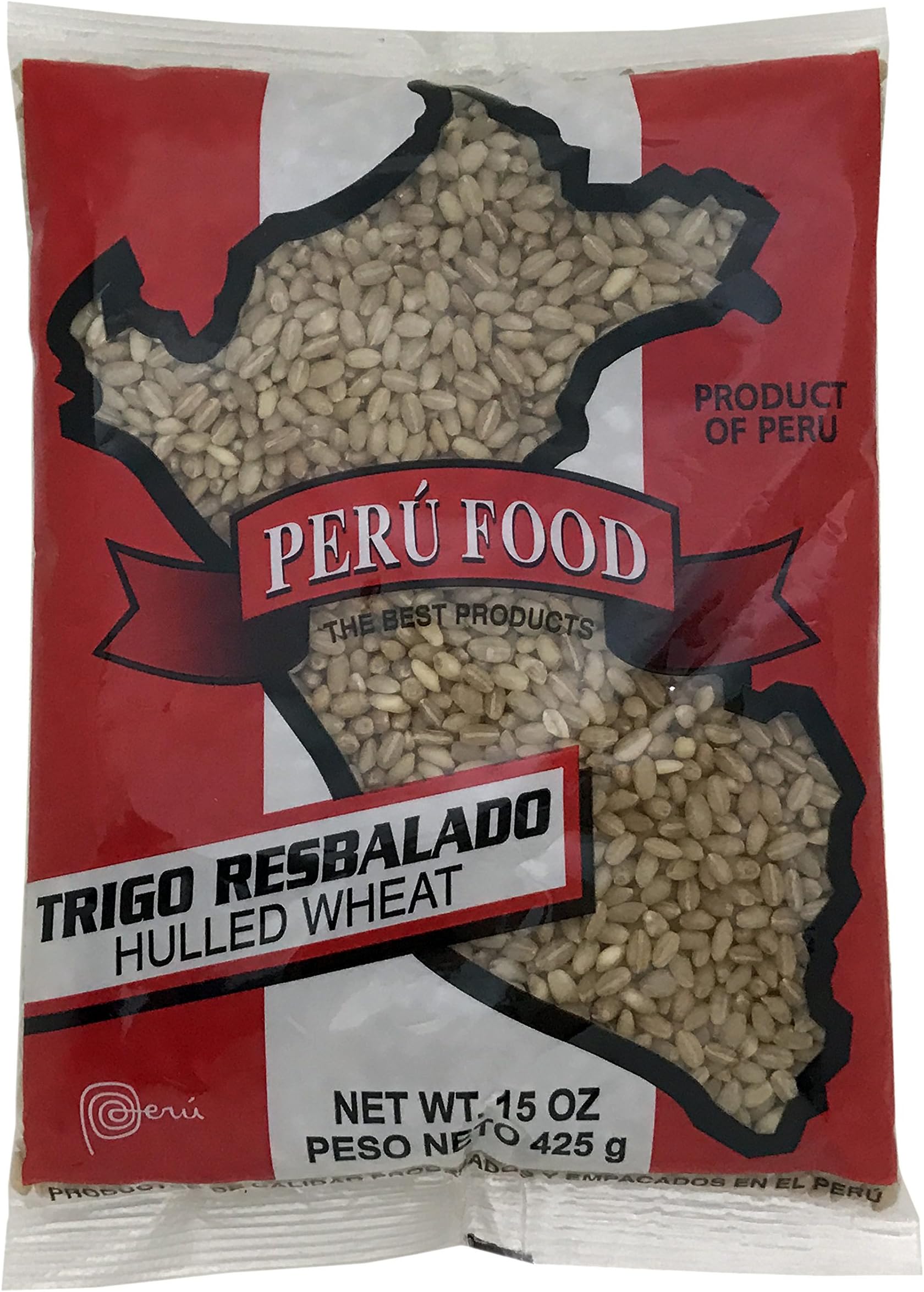 Peru Food Trigo Resbalado Hulled Wheat 15 Oz.