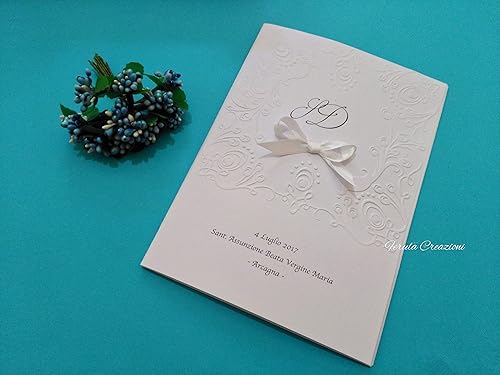 10 Libretti Messa Matrimonio Messale Nozze Amazon It Handmade