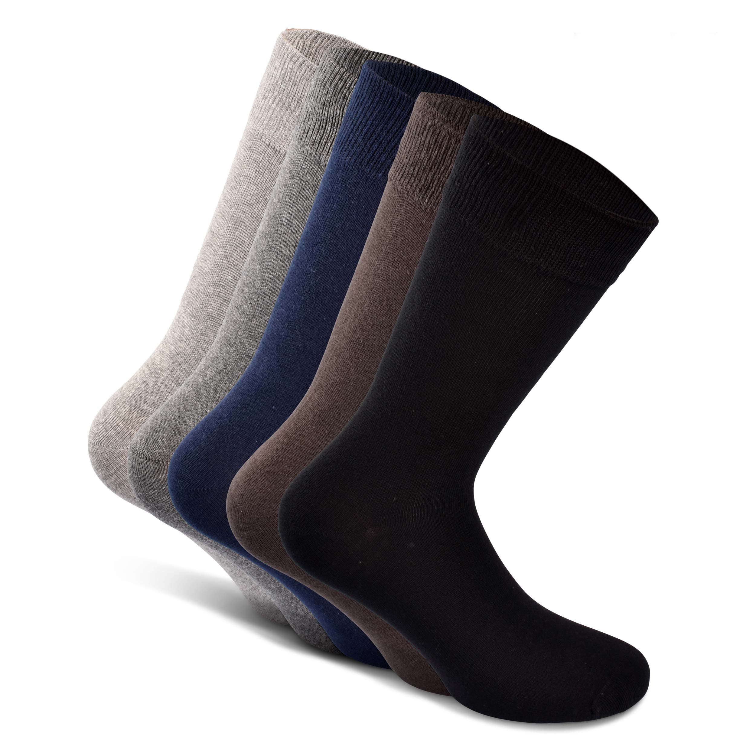 Snocks Mens Socks Cotton (5 Pairs) Socks For Men Multipack