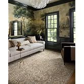 Loloi Chris Loves Julia Palma Lagoon/Natural 2'-3" x 3'-10" Accent Rug | PLM-03 Approx. 2x4 Blue Entryway Kitchen, Vintage Inspired, Contemporary, Traditional, Timeless, Neutral, Accent Rug
