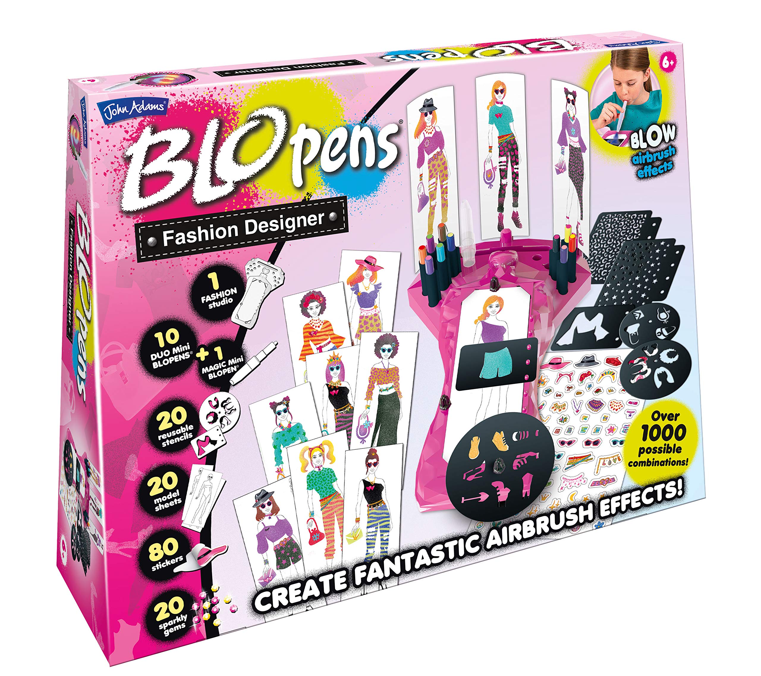 Blopens | John Adams | Fashion Designer: Create fantastic airbrush pictures | Arts & crafts | Ages 6+