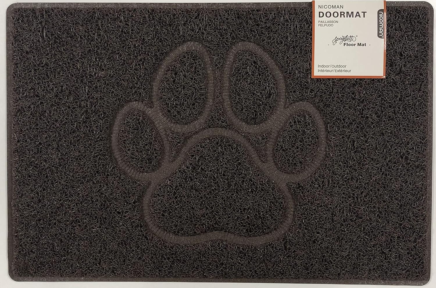PAW Embossed Shape Door Mat DirtTrapper Washable Barrier