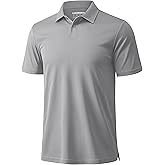 MAGCOMSEN Men's Polo Shirts Short Sleeve Collared Performance Dry Fit Breathable Golf Athletic Casual