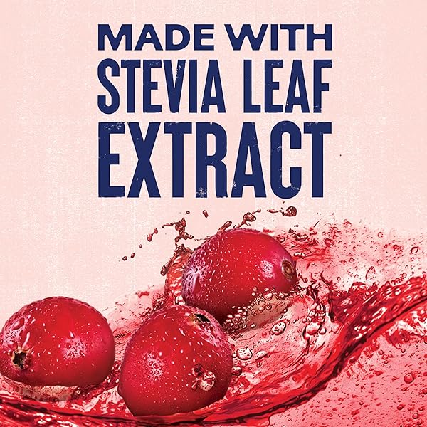 OCEAN SPRAY® ZERO SUGAR CRANBERRY JUICE DRINK, CRANBERRY JUICE DRINK SWEETENED WITH STEVIA, 64 FL OZ BOTTLE