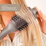 Bauer Professional 3-in-1 Hot Air Blow Dry Brush Ionic Detangler 1200W view 2