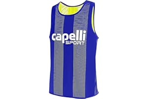Capelli Sport unisex-adult Adult Sports Pinnie, Team Scrimmage Mesh Practice Vest for Soccer, Football, and Basketball