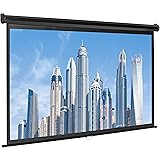 Amazon Basics 16:9 Pull Down Projector Screen - 80 Inch, White