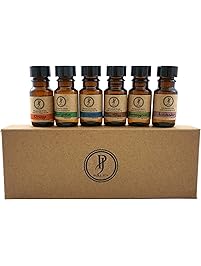 Pure Jolly Premium Aromatherapy Essential Oil Kit Top 6 Essential Oils Set 10ml 100% Pure & Therapeutic grade