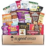 Premium GLUTEN FREE and VEGAN (DAIRY and SOY FREE) Healthy Snacks Care Package (20Ct): Easter Gift Basket Stuffers Featuring 