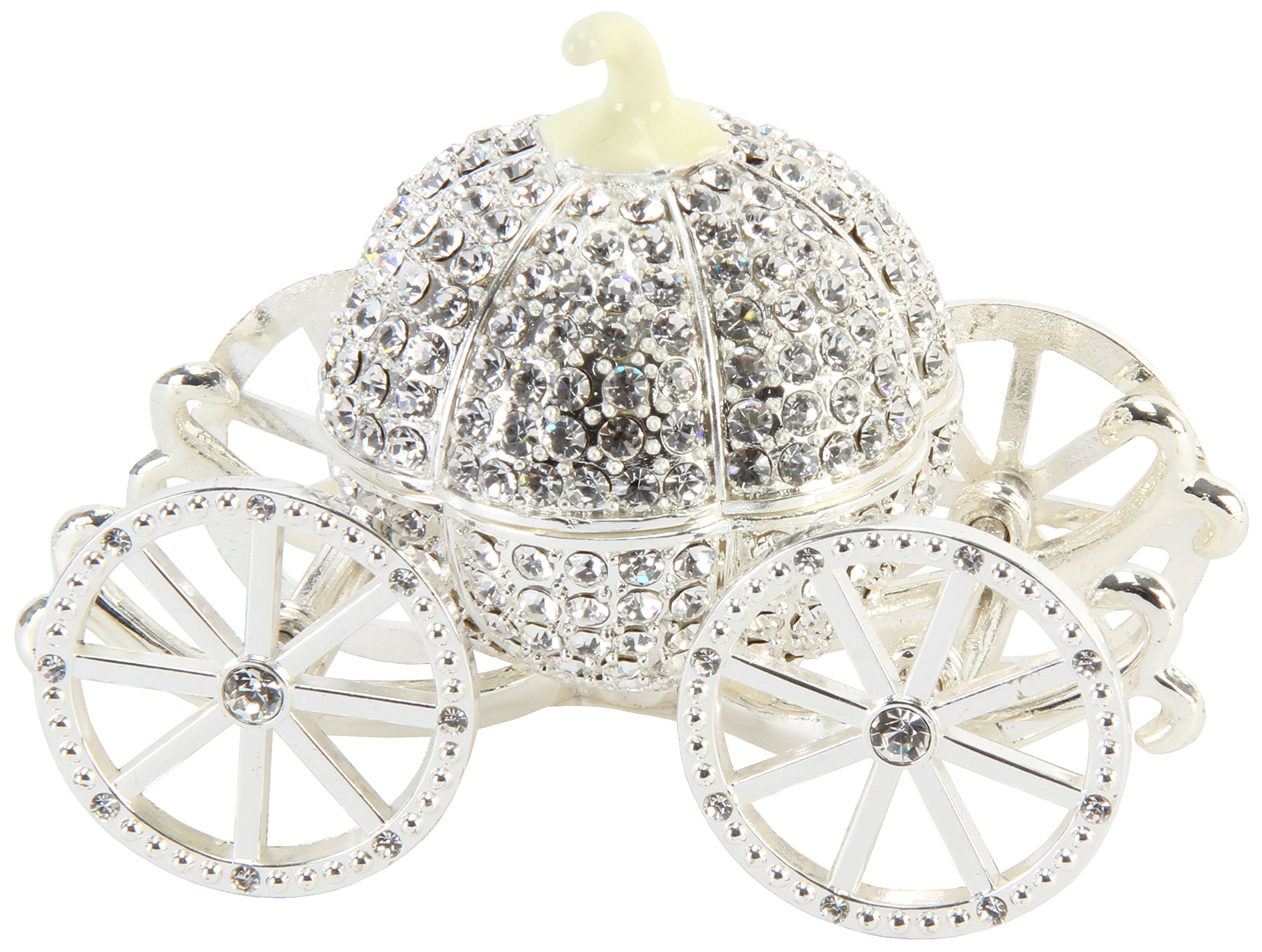 Juliana Crystal Carriage Trinket Box