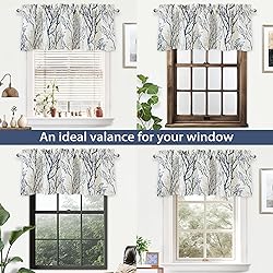 DriftAway Tree Branch Linen Lined Valance Double