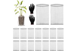 Froidesente 16 Pcs Root Guard Gopher Proof Stainless Wire Steel Baskets, 1 Gallon Narrow Gophers Moles Voles Mesh Baskets Protect Plant Roots Tubers Trees Flowers Crops (16 Pcs 1 Gallon Narrow)