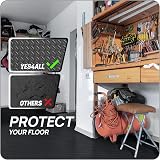 Yes4All KAL0 Mat Interlocking Floor 12 Tiles 12sqft Black EVA Foam view 4