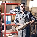 G-Rack Garage Shelving Unit 180cm 120cm 45cm Grey 5 Tier 175kg Load view 2