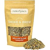 Herbal Blend for Smoke and Tea - Smoke & Brew Mellow Clove for Soothing Clarity - Clove, Ginko Leaf and Calendula - Organic and Wildcrafted Herbs - 1 Oz Bag