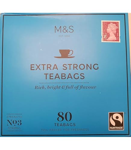 Amazon.com : Marks and Spencer Extra Strong 80 Tea bags 250g (1