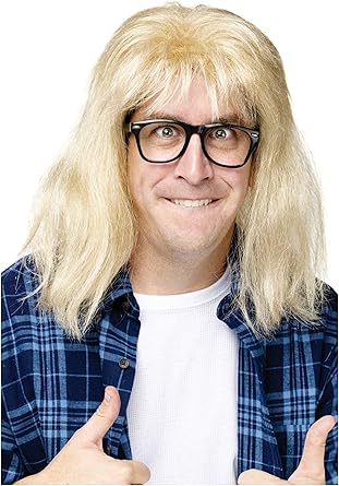 Wayne and garth wigs Clearance