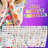 FACEGEM LONDON Glitter Tattoo Kit Kids Temporary Markers Stencils Party Gift view 5