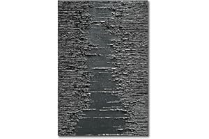 NANKAI Art Hand-Painted Thick Texture Black Minimalist Oil Painting 45x30 Inchs Texture Abstract Painting Home Wall Decorative Art