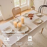 Home Brilliant Linen Placemats Set of 6 Burlap 33x48 cm 13x19 in view 3