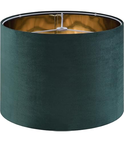 Wedhapy Abat-Jour En Lin Kaki Pour Lampe De Chevet Et Lampadaire - 20x20x18 Cm Amovible Et Lavable