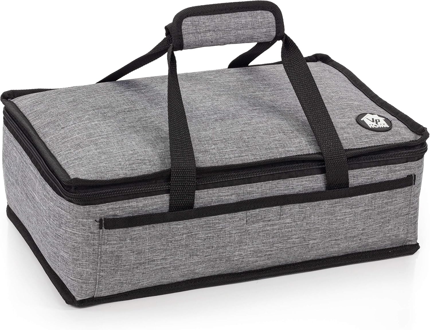 VP Home Insulated Casserole Carrier Travel Bag (Heather Gray)