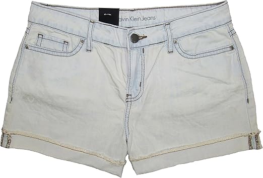 calvin klein denim shorts womens