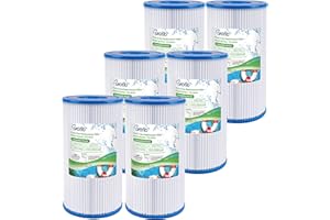 PUROFLO Pool Filter Type A or C 29000E/59900E Summer Waves A/C Filter for Above Ground Pools, A/C Pool Filter for Intex Easy Set Pool, Type A/C Pool Filter Cartridge, 6 Pack