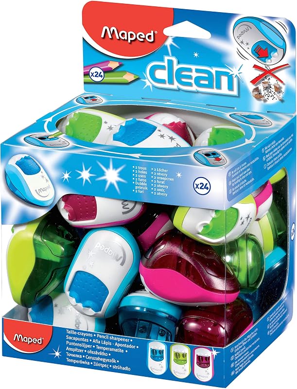 Clean 1 hole canister temperamatite, colori assortiti 2 HOLE