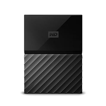【クリックで詳細表示】WD HDD ポータブル ハードディスク 1TB USB3.0 ブラック 暗号化 パスワード保護 (PS4/PS4pro 対応) 3年保証 My Passport WDBYNN0010BBK-WESN