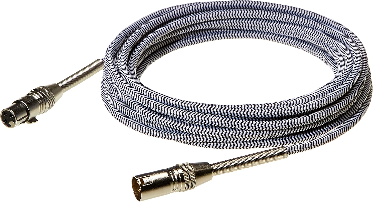 Amazonベーシック マイクロフォンケーブル 3ピン シルバー 約7.6m