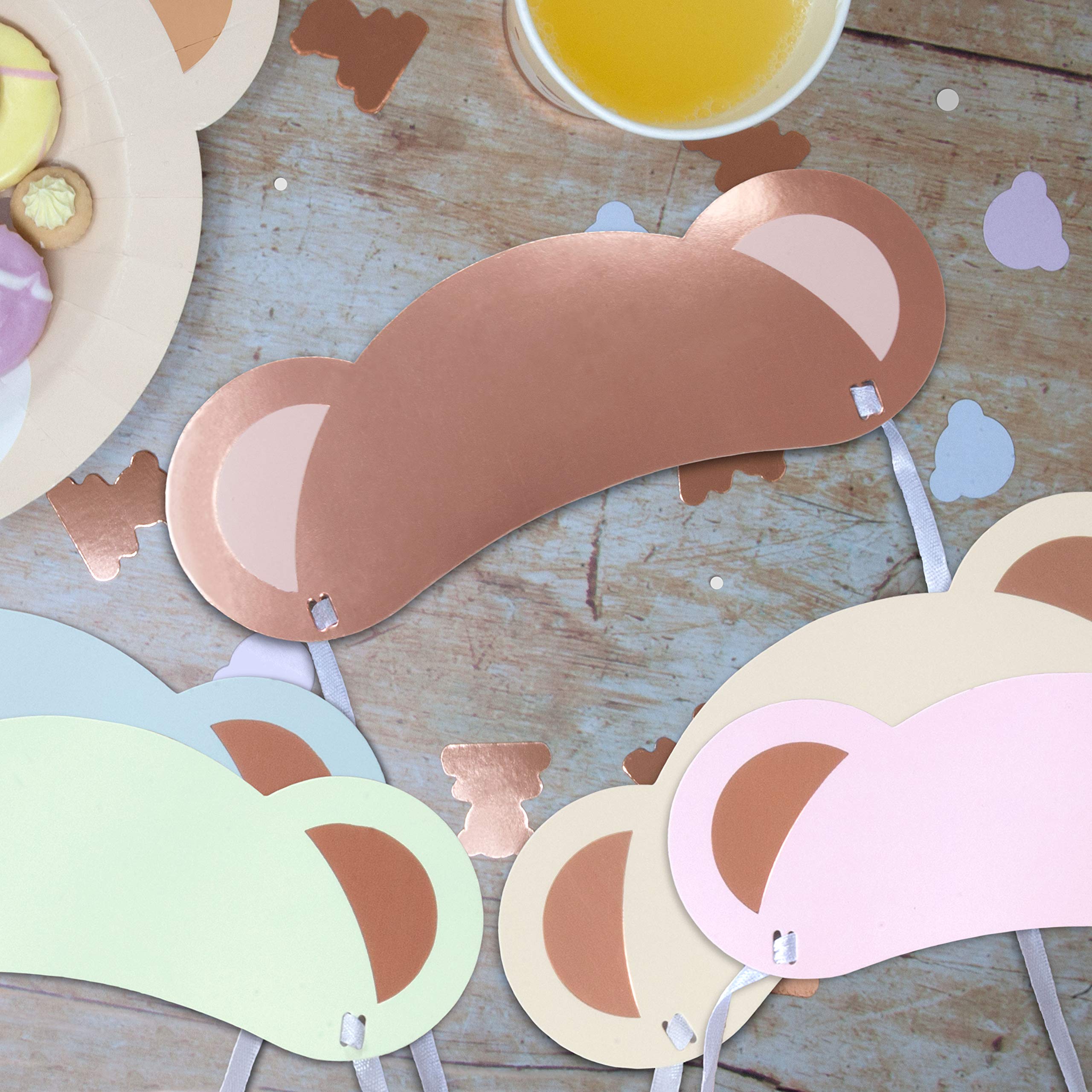 Hatton Gate Teddy Bear Shaped Party Hats 8 hats per pack