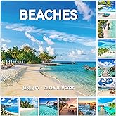 2026 Calendar, 2026 Wall Calendar, Beaches Calendar 2026 from Jan 2026 - Dec 2026, 12" x 24" (Open), 12-Month Seaside Landscape Calendar, Large Blocks, Thick Paper, Hanging Holes, Ample Writing Space