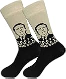 Balanced Co. That's What She Said Dress Socks Michael Scott Funny Socks Crazy Socks Casual Cotton Crew Socks