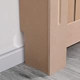 AVC Designs Radiator Cover MDF Unfinished Vertical Slats Small Medium Large view 6