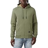 Buffalo David Bitton Men's Long Sleeve Sherpa Fleece Zip Up