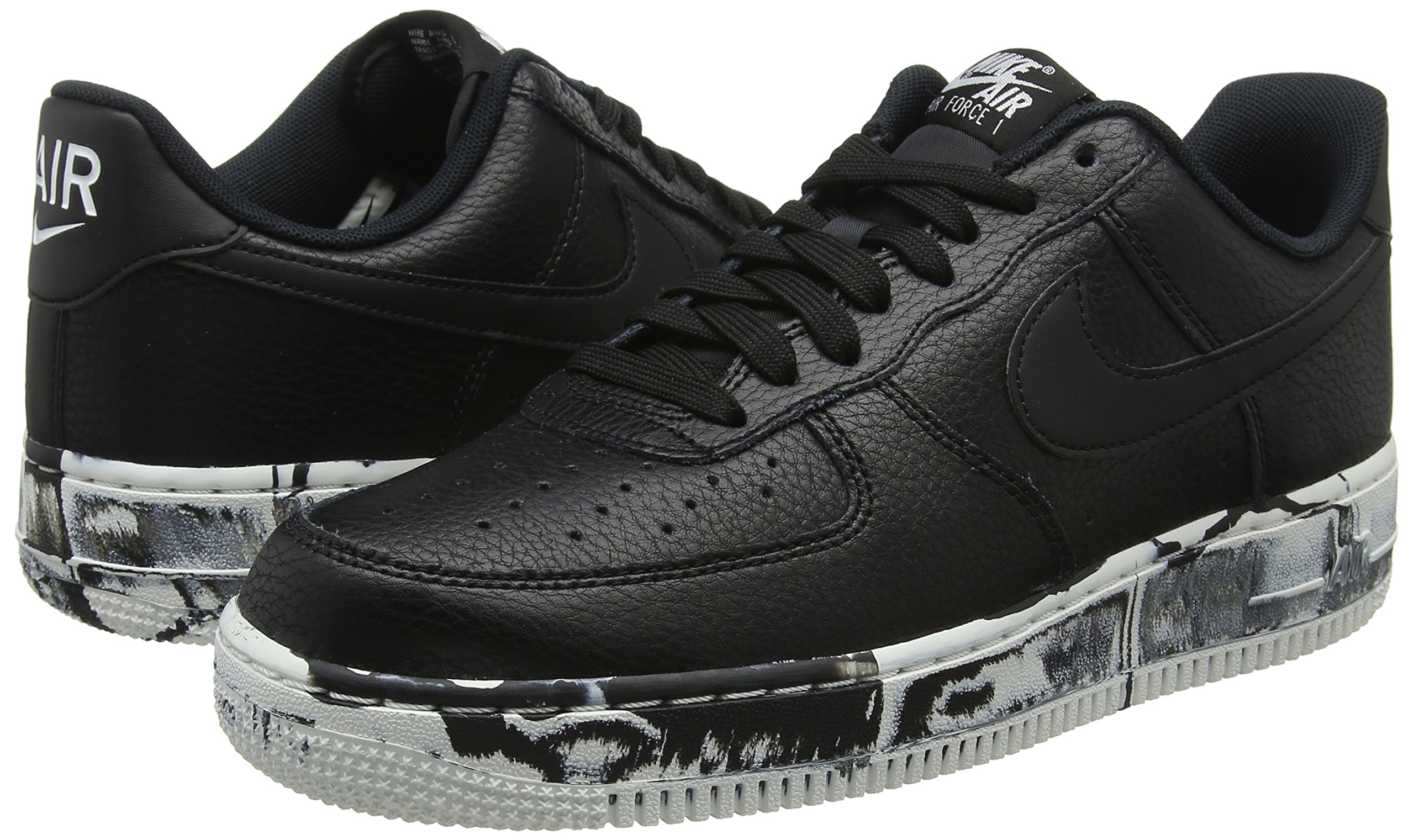 air force 1 black marble
