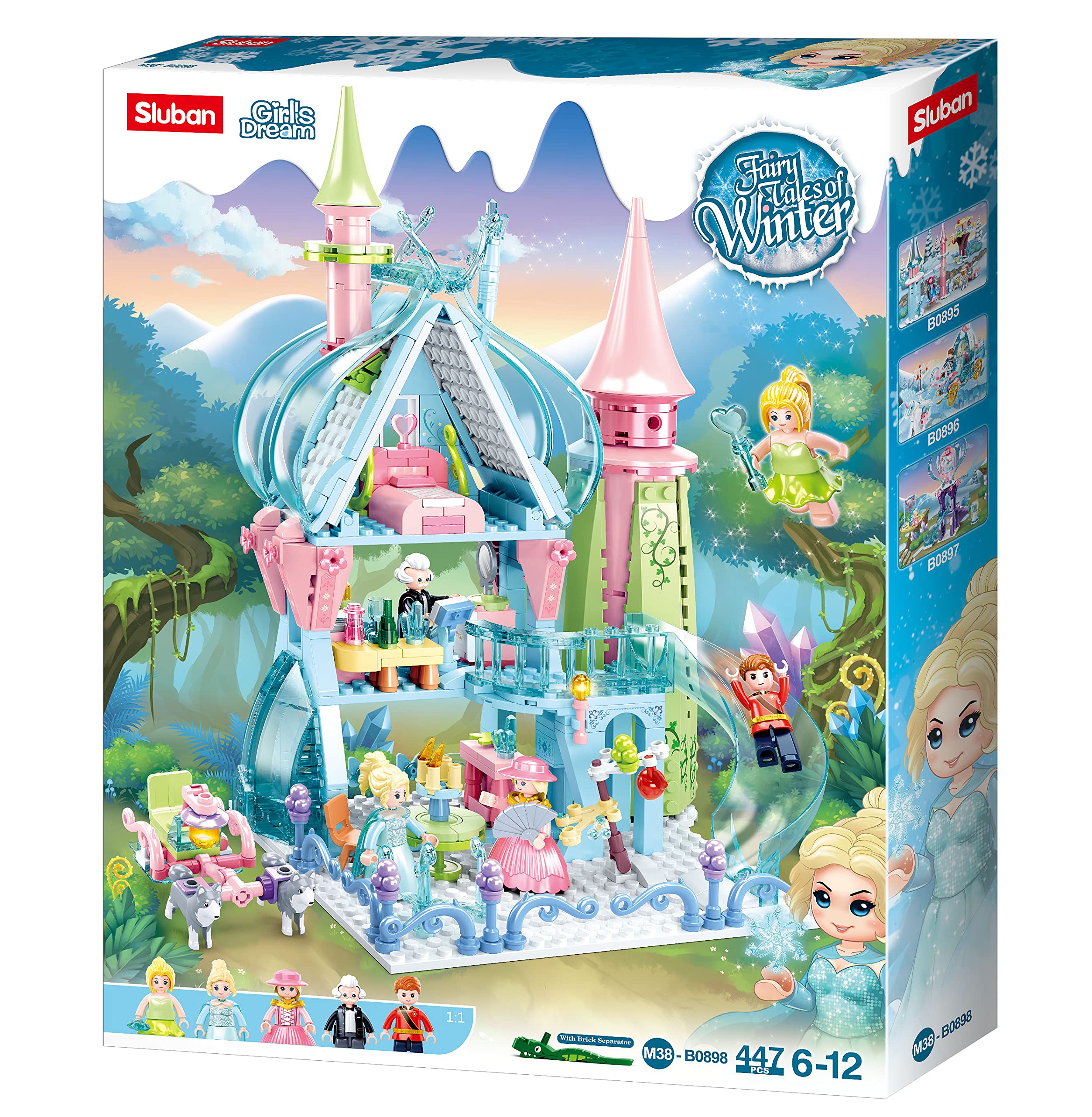 Sluban Fairy Tales of Winter - Fairy Tale Castle 447pcs