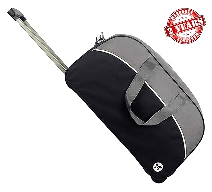 3G Atlantis Series 20 Travel Luggage Duffle Trolley Bag (Black)