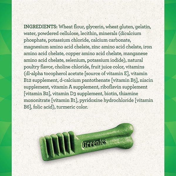 GREENIES ORIGINAL REGULAR NATURAL DENTAL CARE DOG TREATS, 54 OZ. PACK (54 TREATS)
