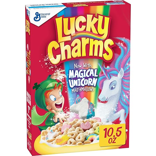 LUCKY CHARMS, GLUTEN FREE BREAKFAST CEREAL, 10.5 OZ