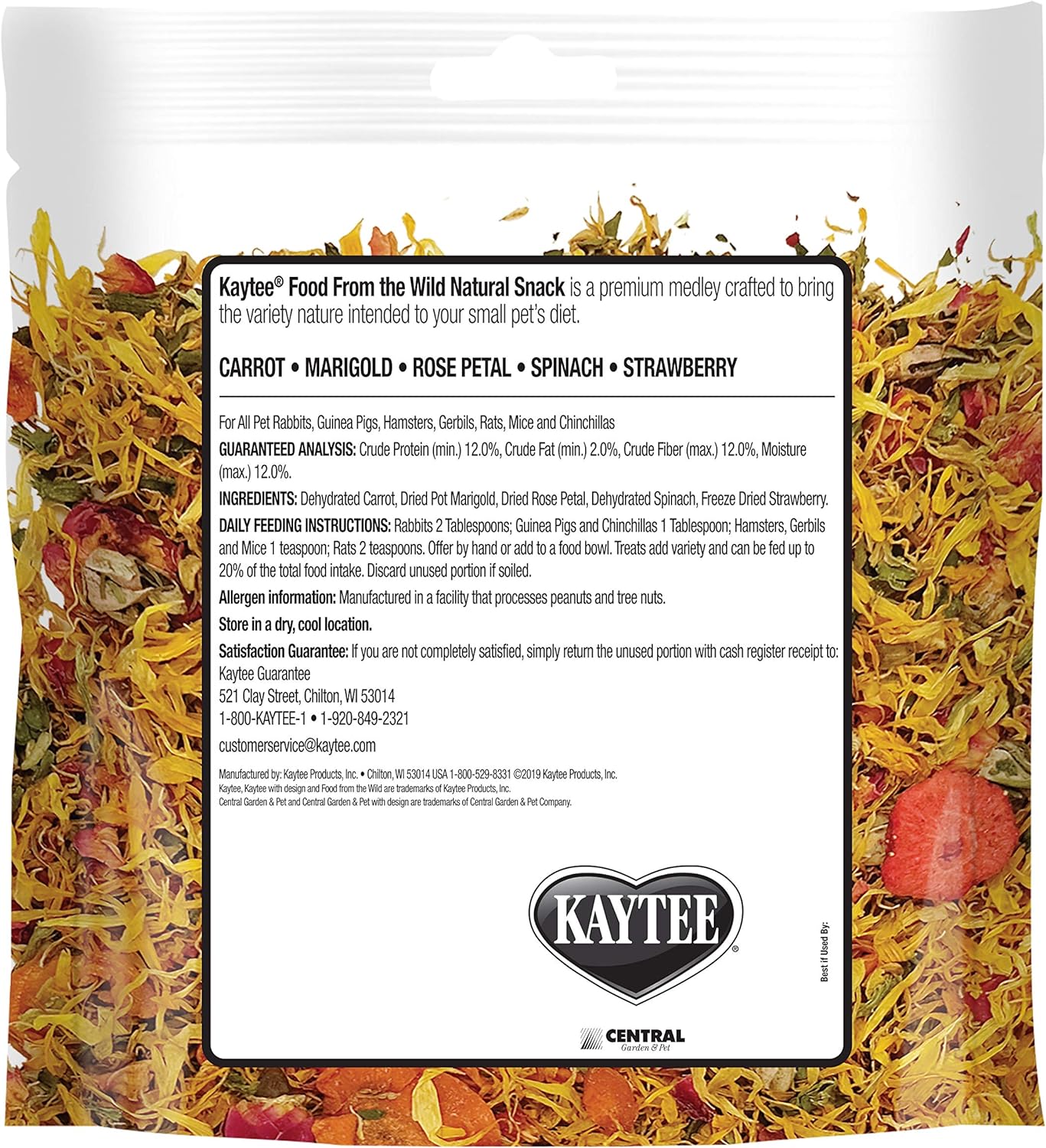Kaytee Food from The Wild Natural Snack, 1 Ounce : Pet Supplies