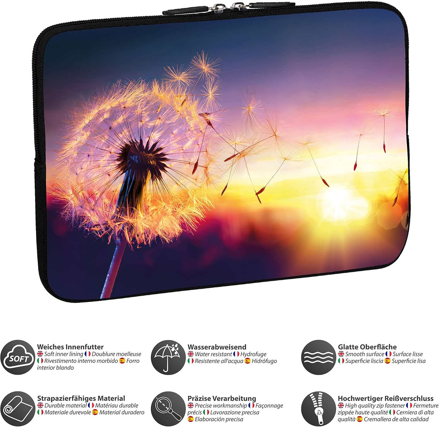 PEDEA Design protective case 15.6 inch Dandelion, 15,6 Zoll - Image 4